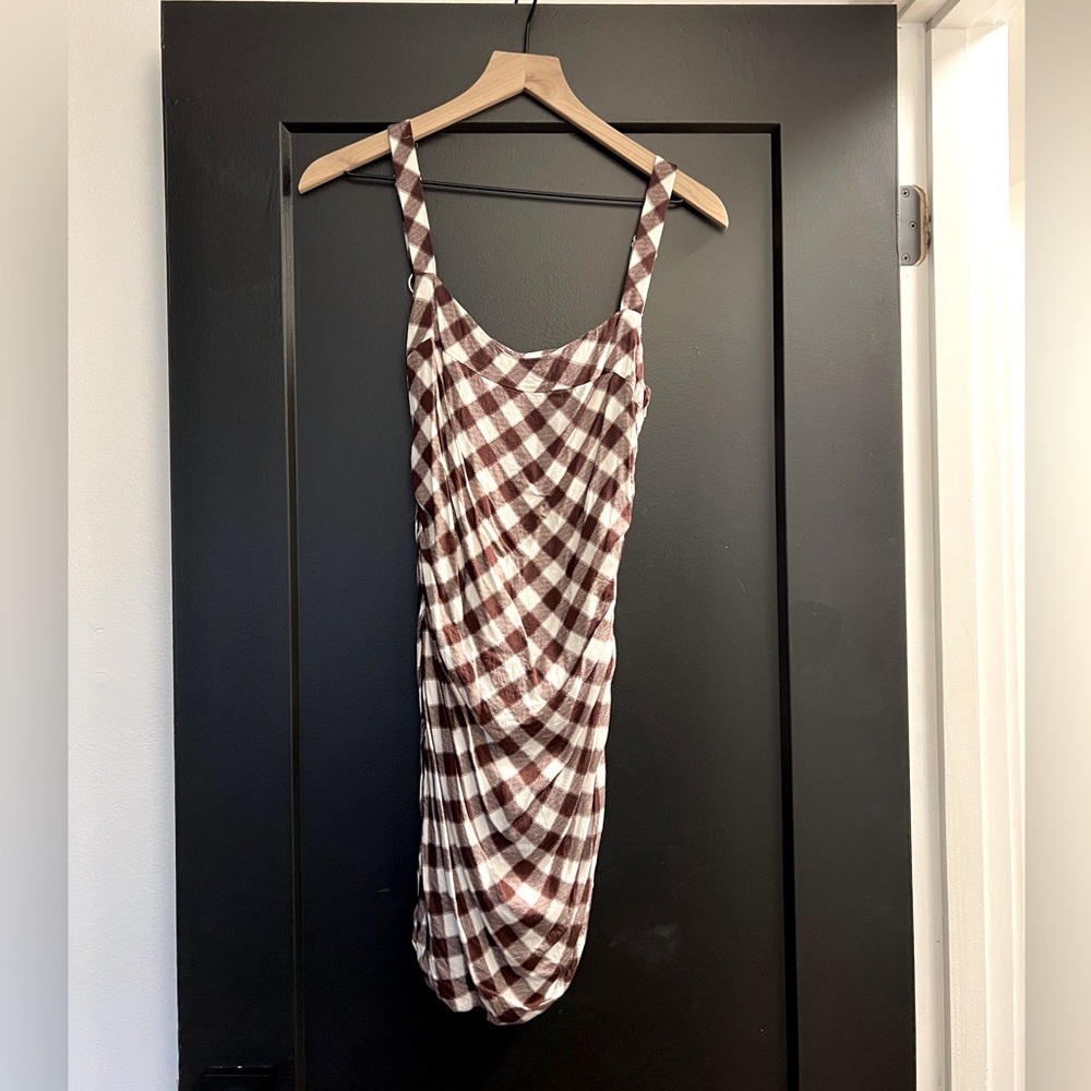 Urban outfitters checkered mini dress size S
